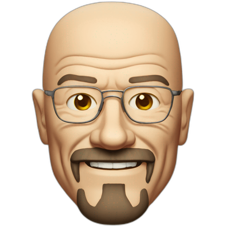 Walter white smiling emoji