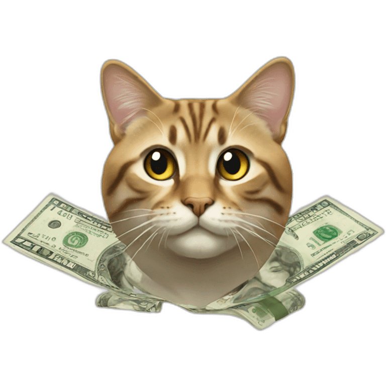 money with cat emoji