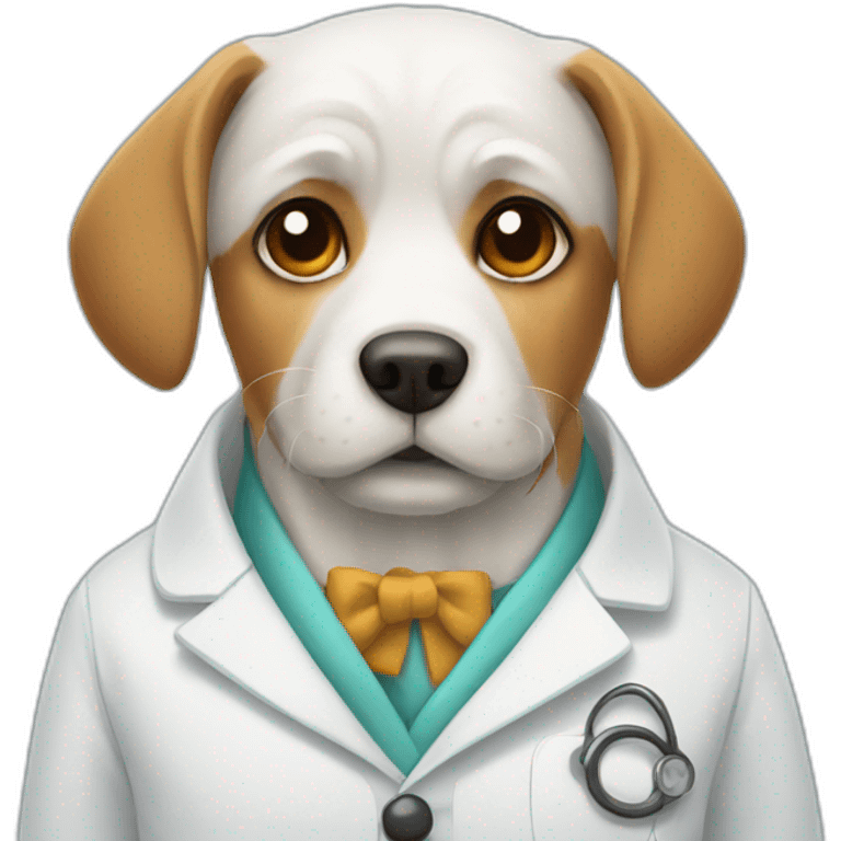 dog in a lab coat emoji