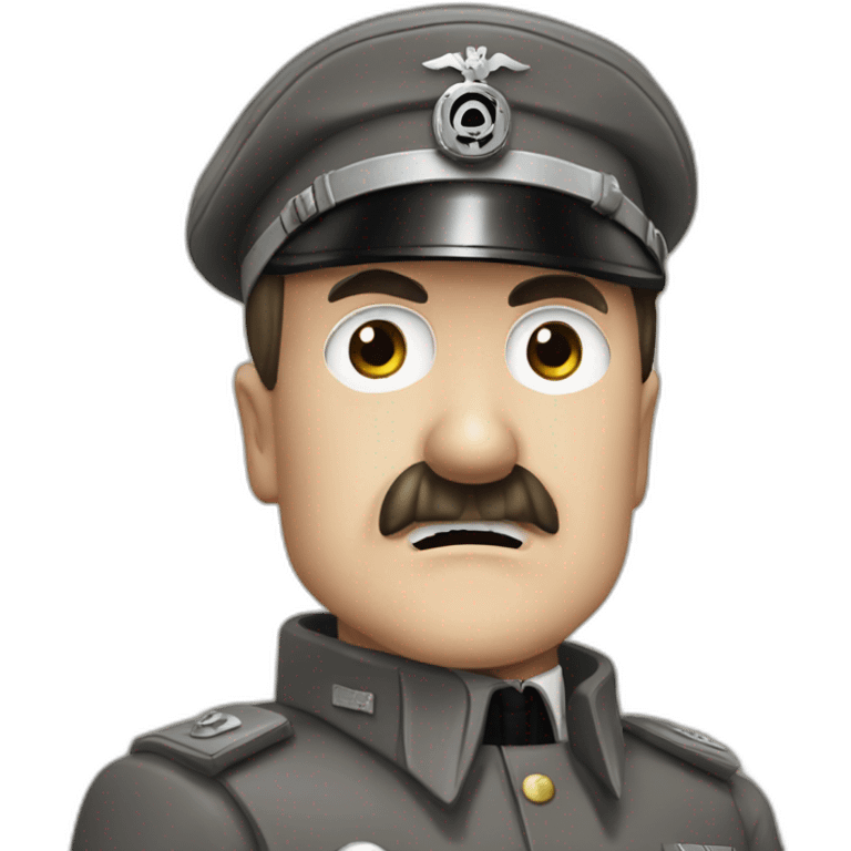 Adolf Hitler is batman emoji