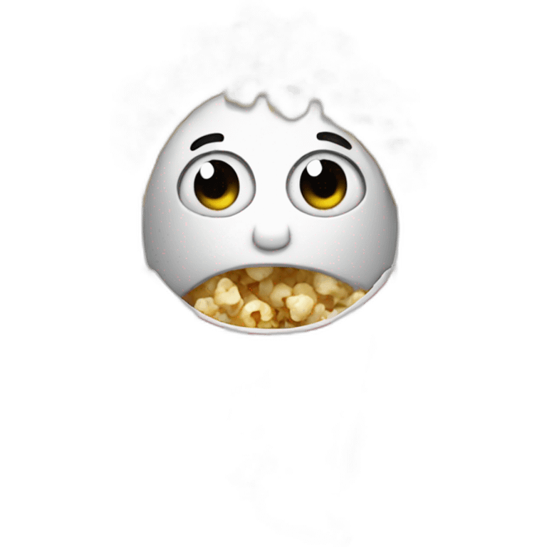 eating popcorns emoji