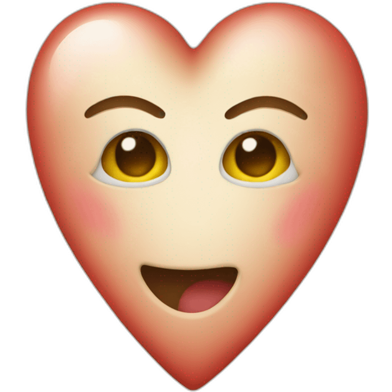 heart with face emoji