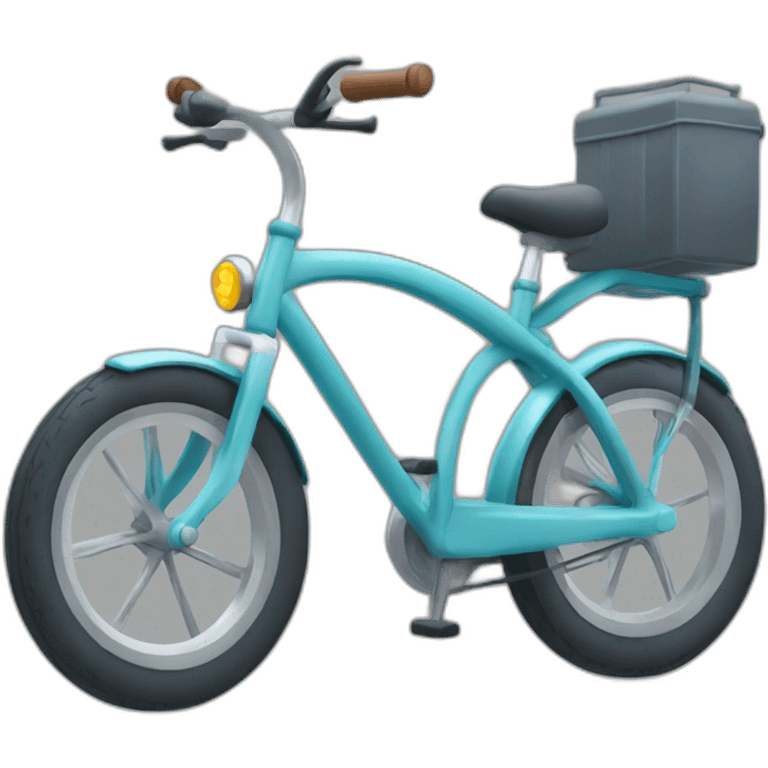 Vélo a moteur emoji