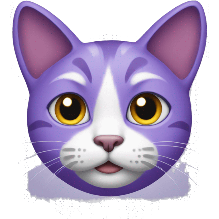 Purple cat emoji