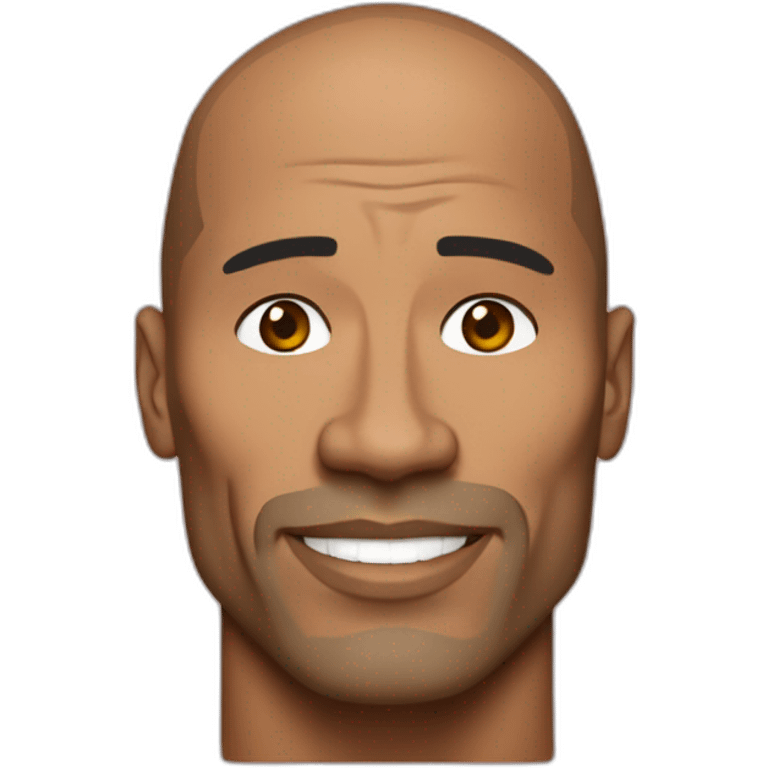 Dwayne Johnson sigma emoji