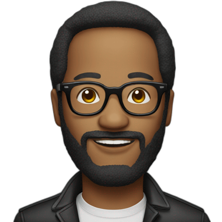 Marvin gaye with glasses emoji