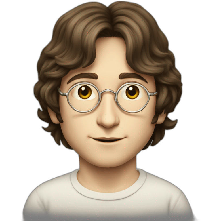 Young John Lennon emoji