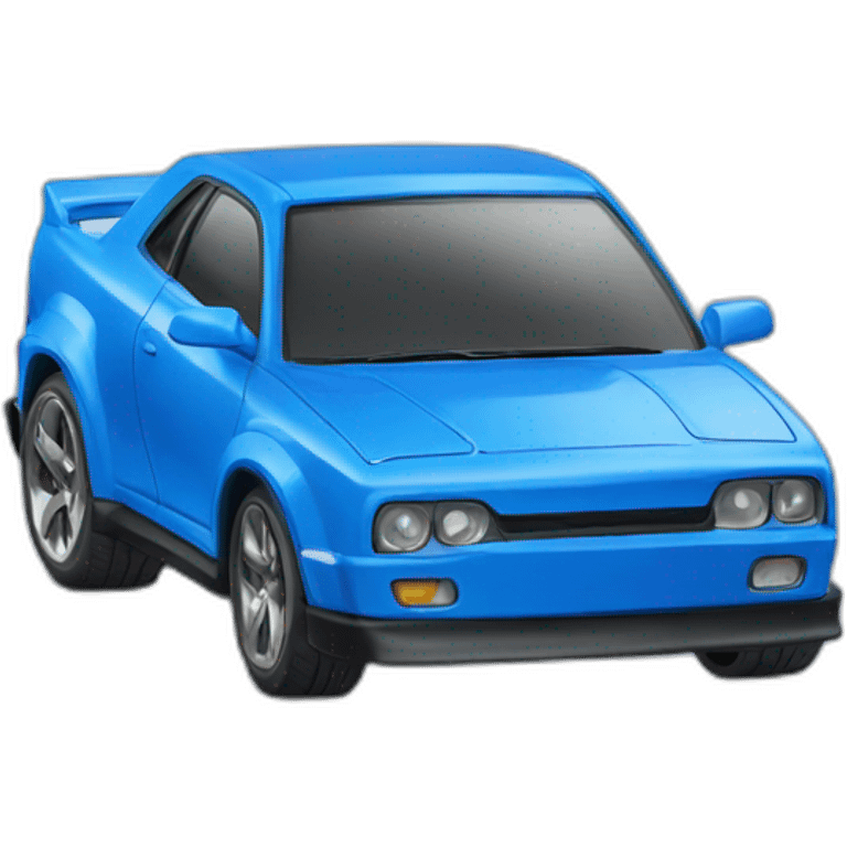 blue. Hotwheels emoji