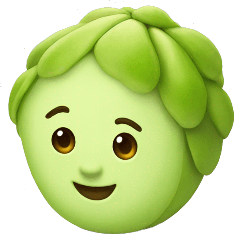 pistachio green emoji