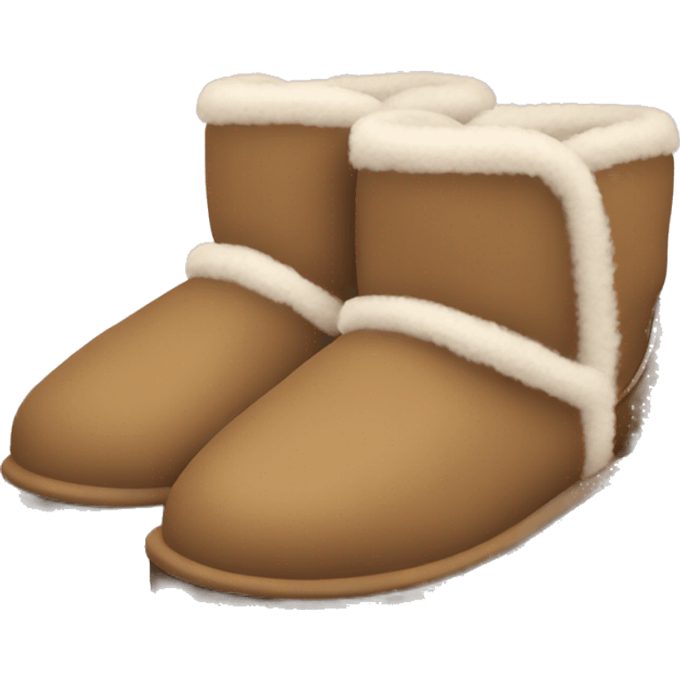 Cute ugg slippers emoji