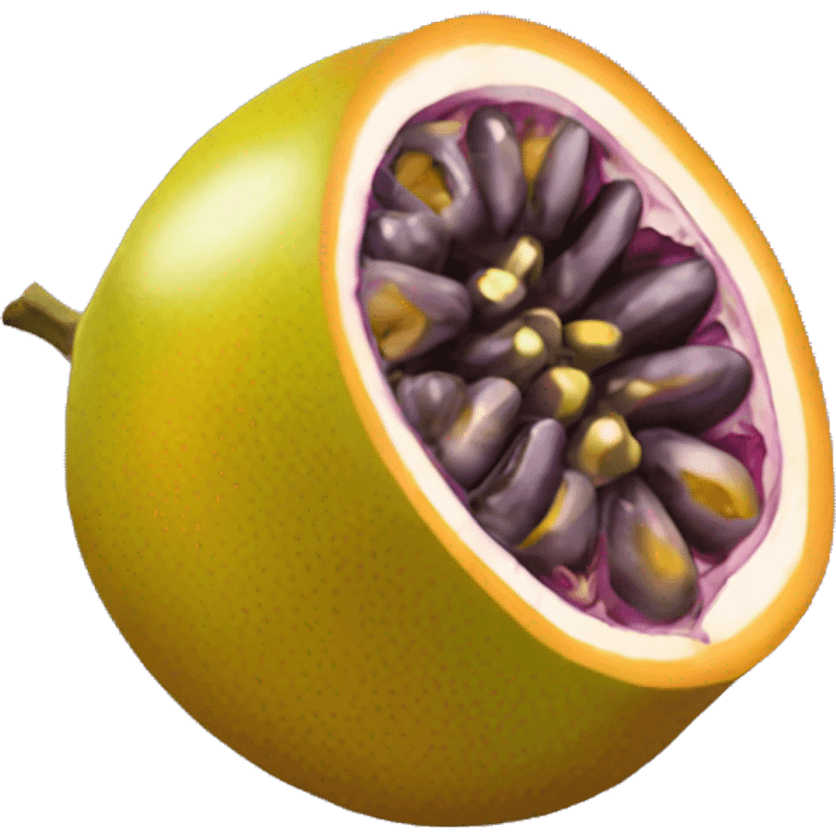 Passion fruit emoji