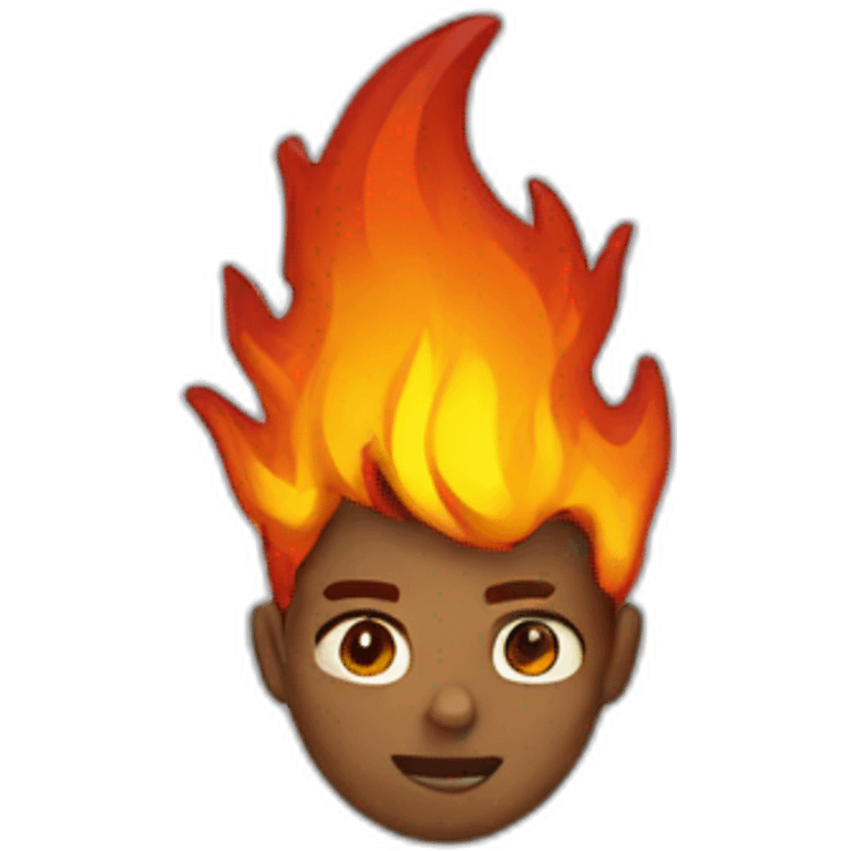 fire-human emoji