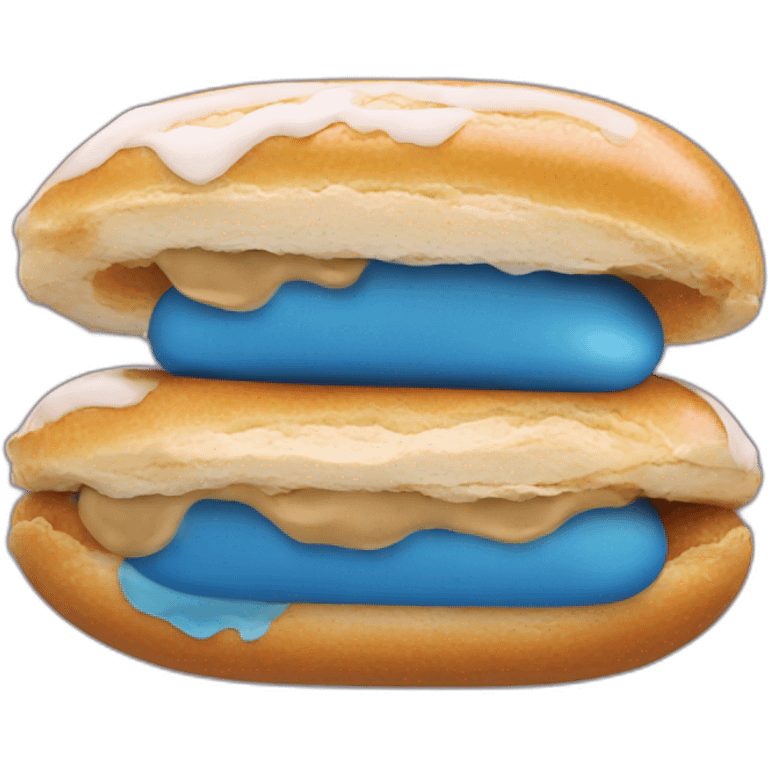 Éclair bleu emoji