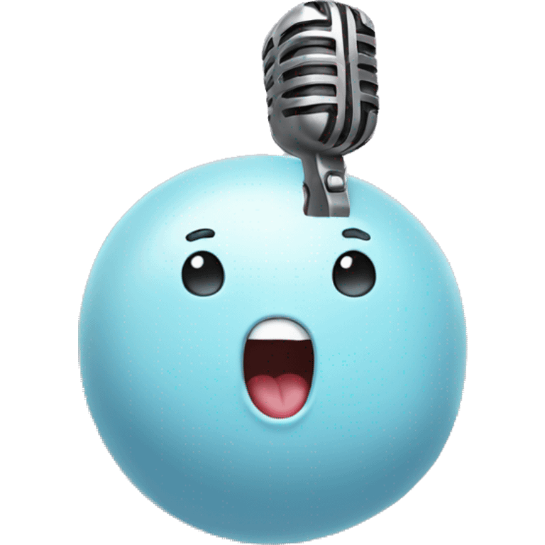 blob singing karaoke emoji