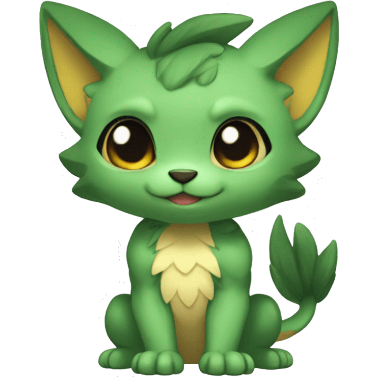 a anthro chibi-style Fakémon-hybrid full body emoji