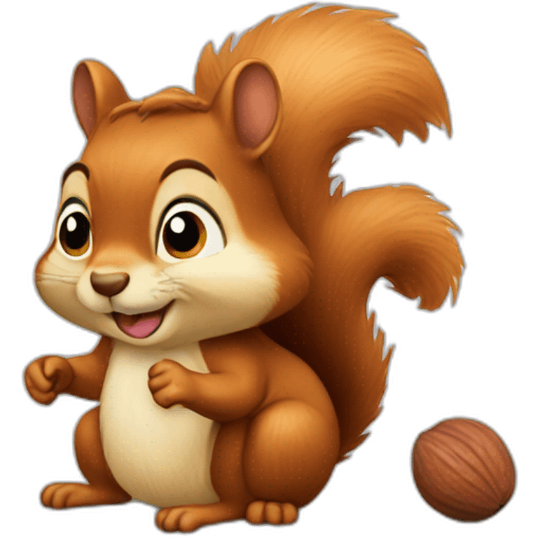 squirrel and nut emoji