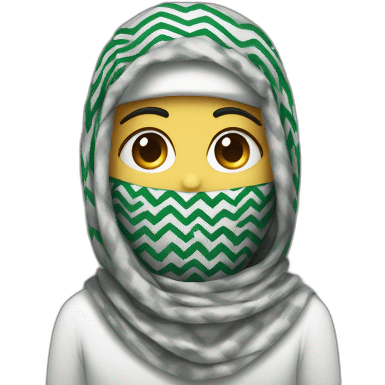 Keffiyeh palestine emoji