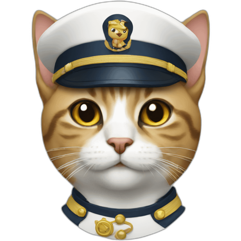 Captain cat emoji