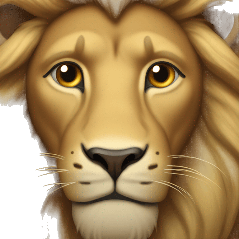 Lion face emoji