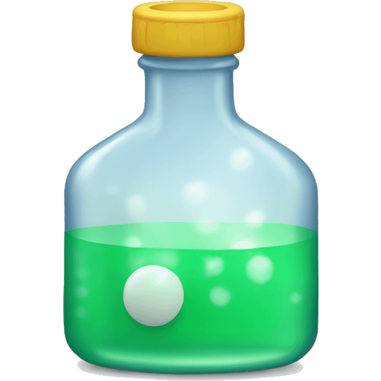 chemicals in bottle emoji