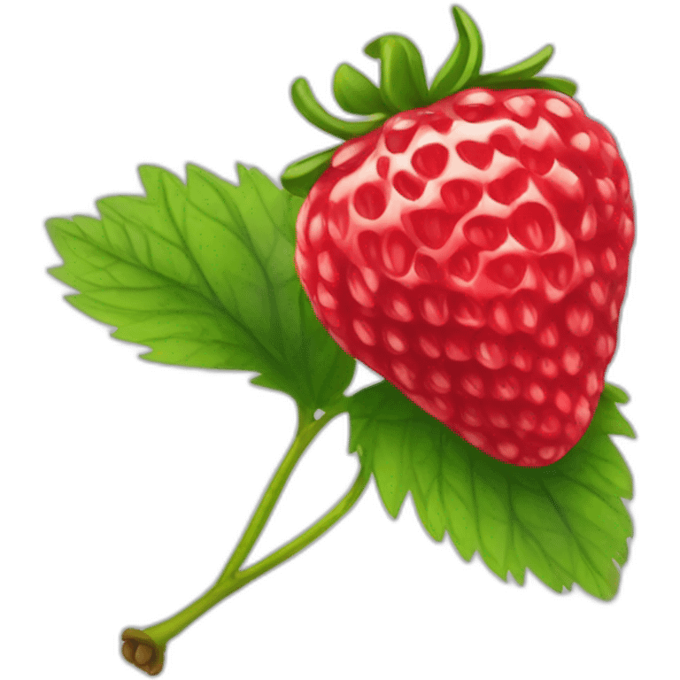 Fraise framboise mirtylle emoji