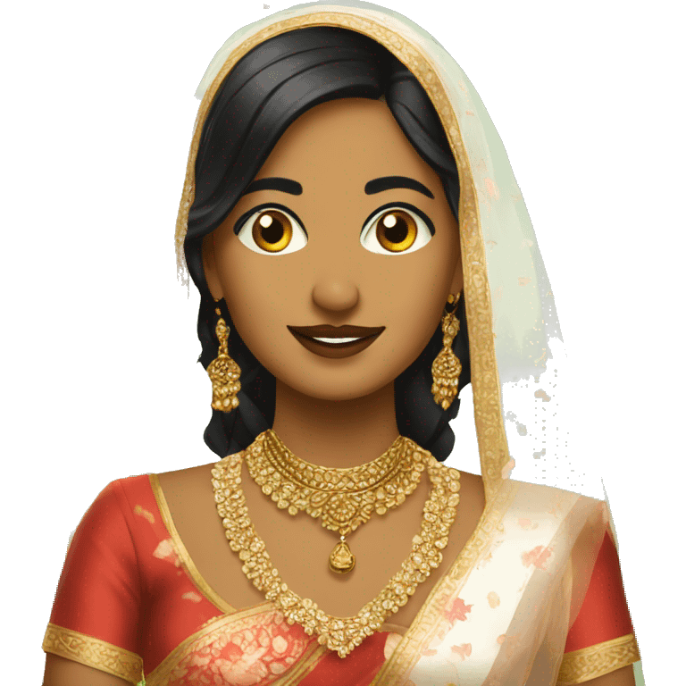 Bengali girl wedding emoji