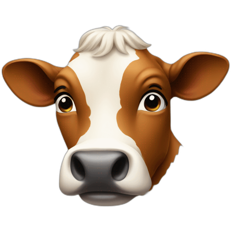 cow with booty cheeks emoji