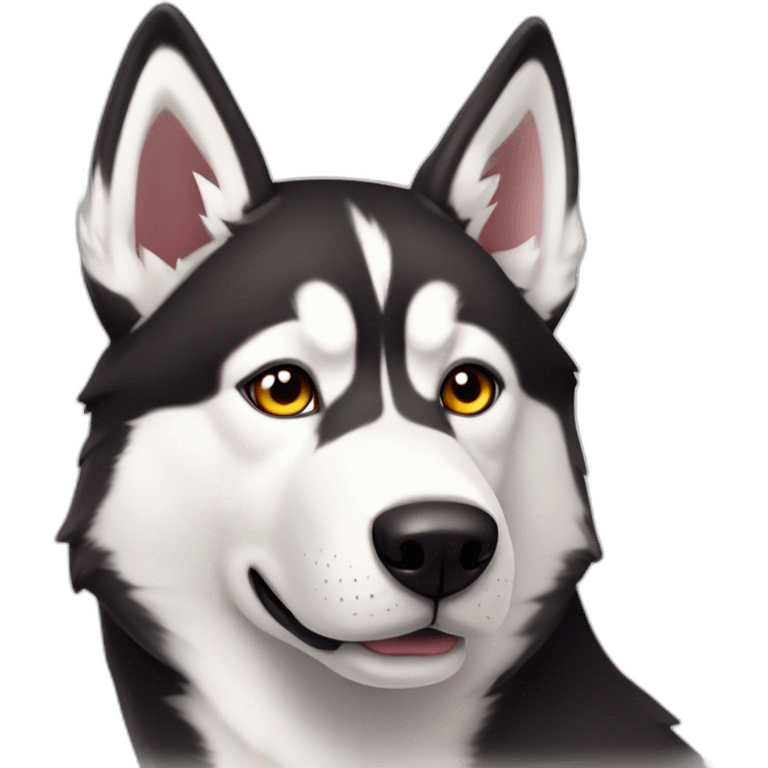 husky siberiano rojos y blancos emoji