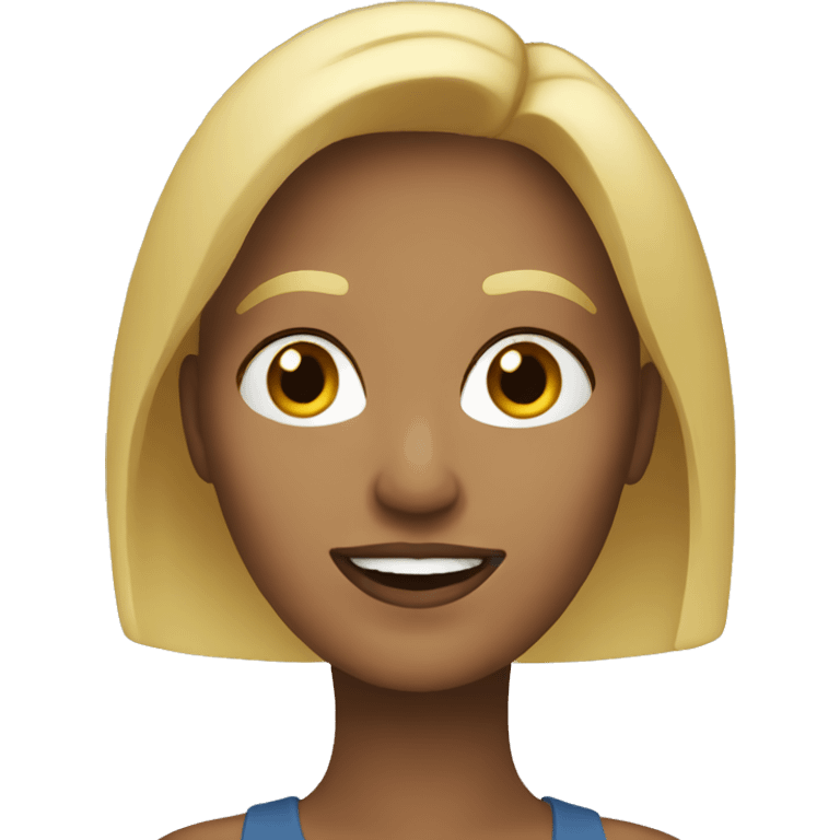 blonde woman emoji