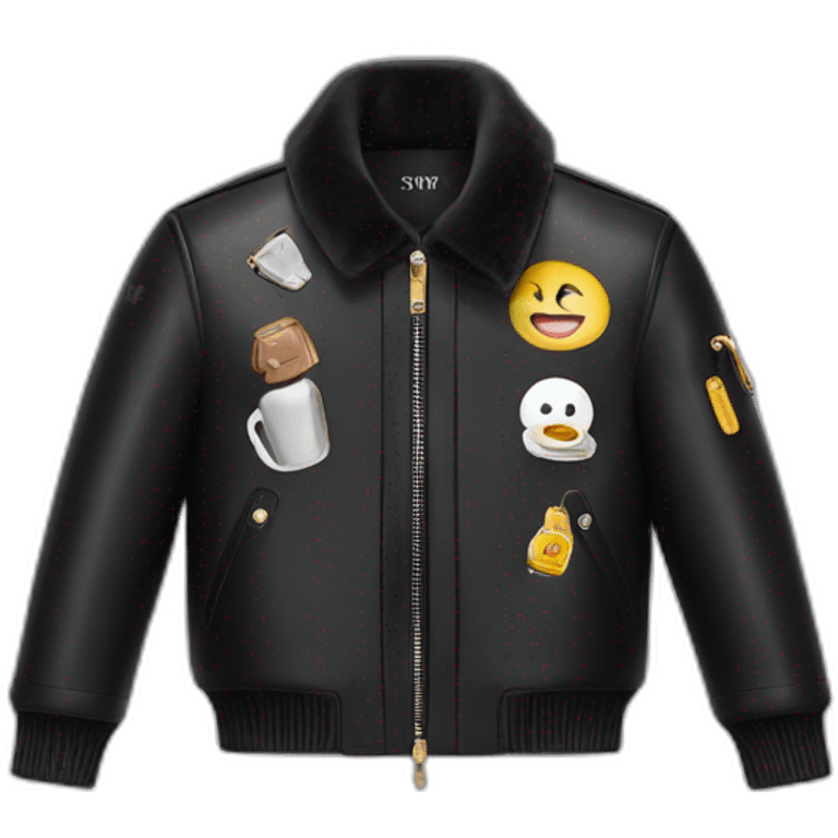 Virgil Abloh with louis Vuitton jacket emoji