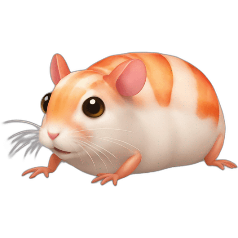 prawn-hamster emoji