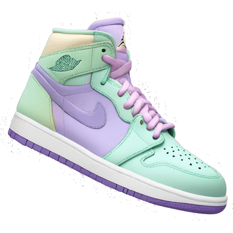 Pastel jordan one emoji