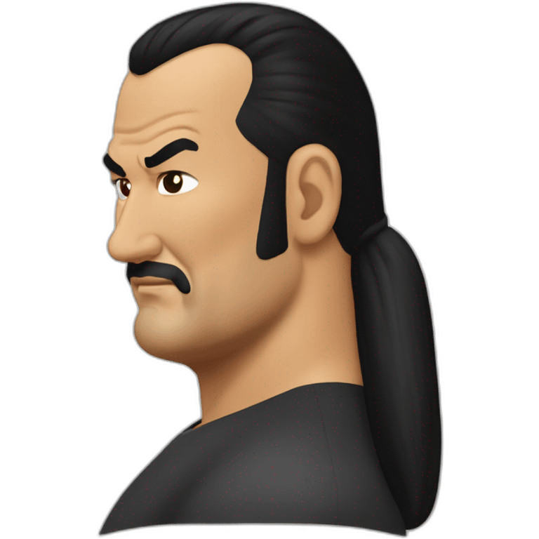 steven seagal ponytail emoji