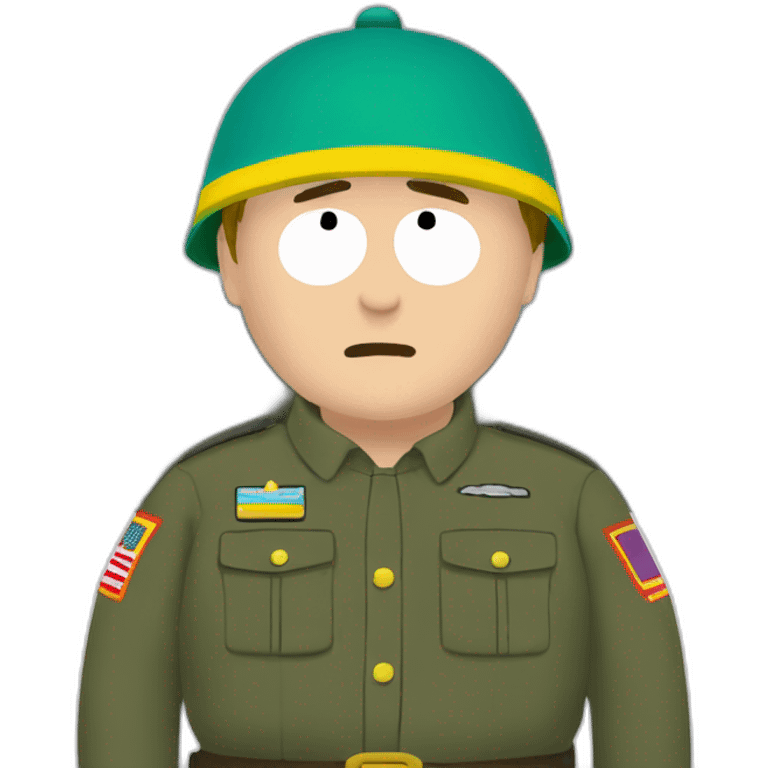 Cartman Deutsch army emoji