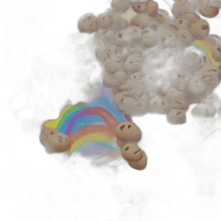 rainbow poop emoji