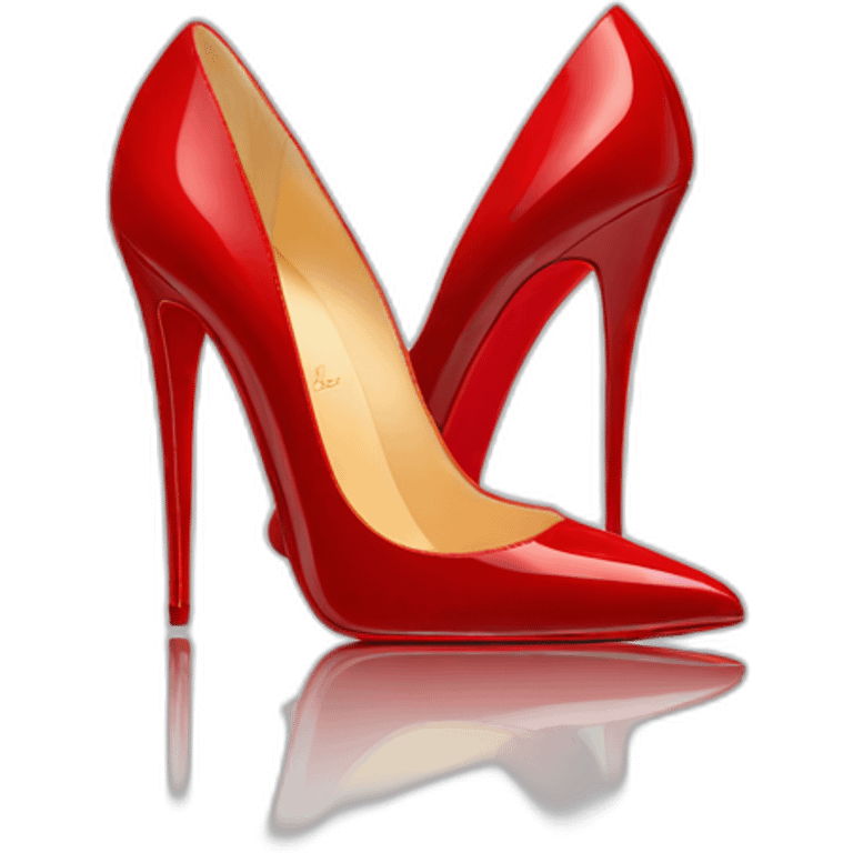 louboutin-red-glossy emoji