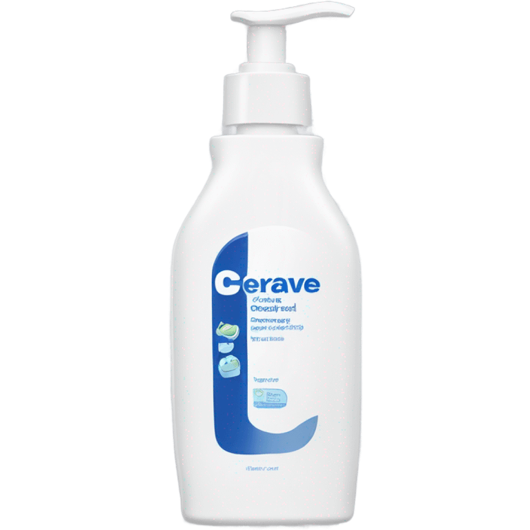 CeraVe facial cleanser bottle  emoji