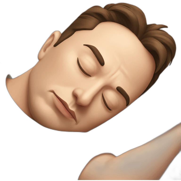 Elon musk sleeping emoji