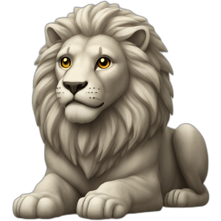 stone lion emoji