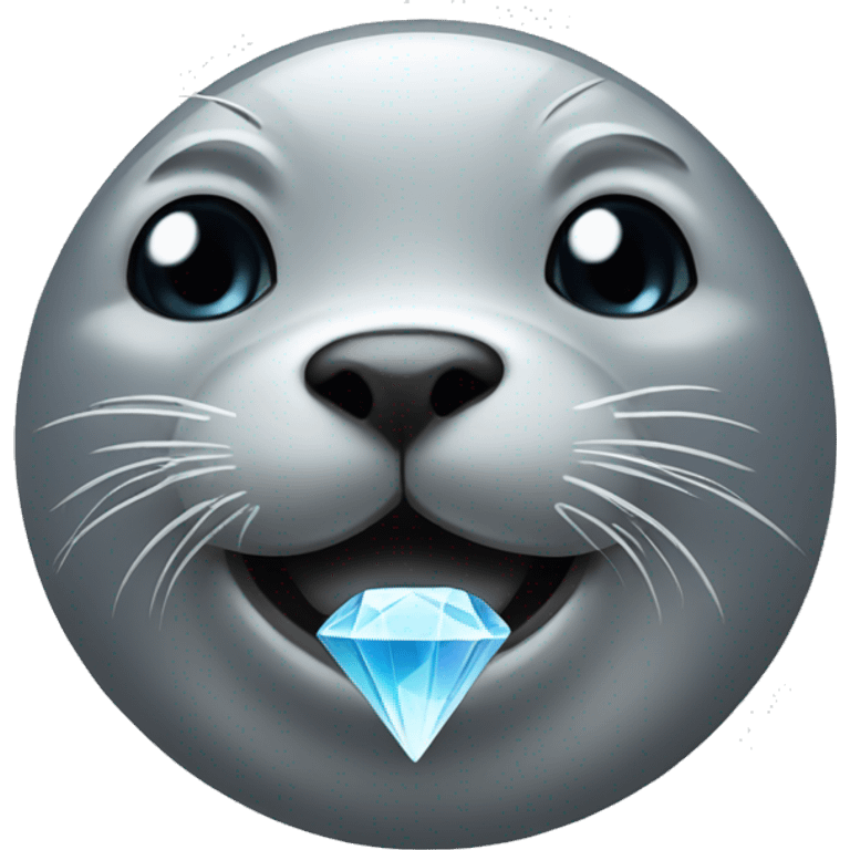 seal with a diamond emoji