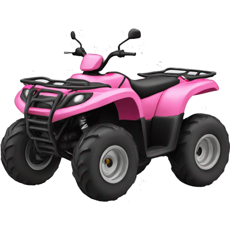 Realistic pink motor outdoor atv  emoji