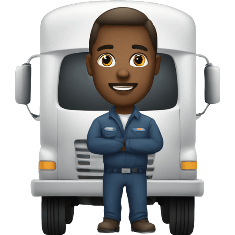 Truck driver  emoji