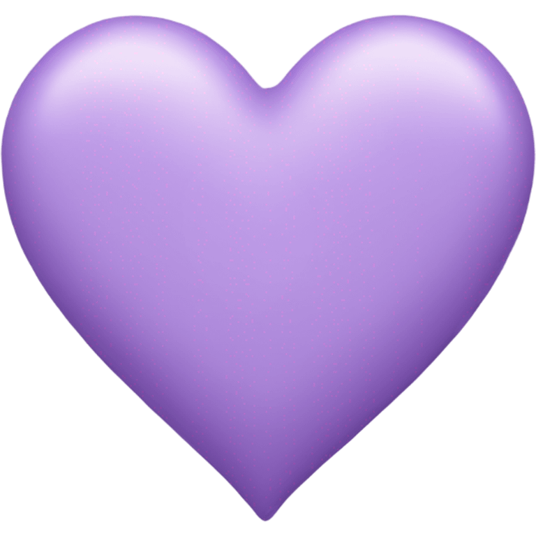 lilac heart emoji