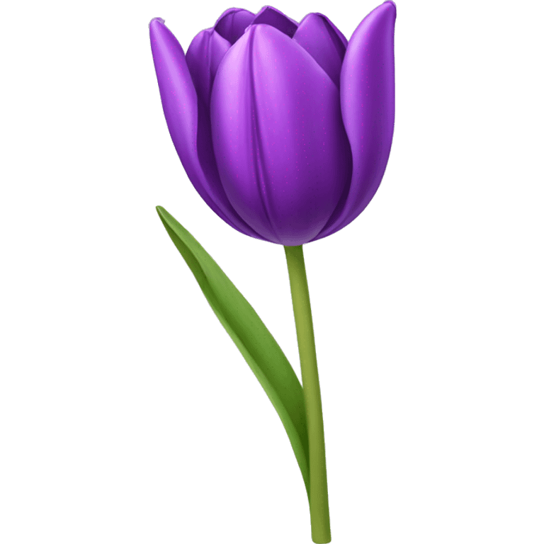 Create a emoji of a purple tulip flower  emoji