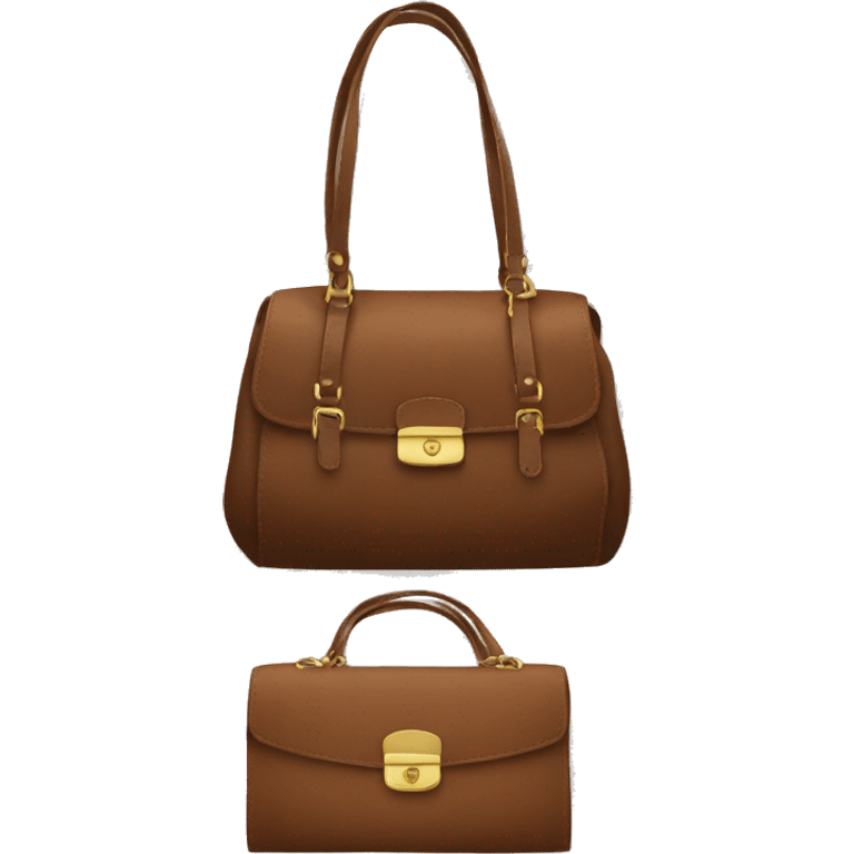 brown purse emoji