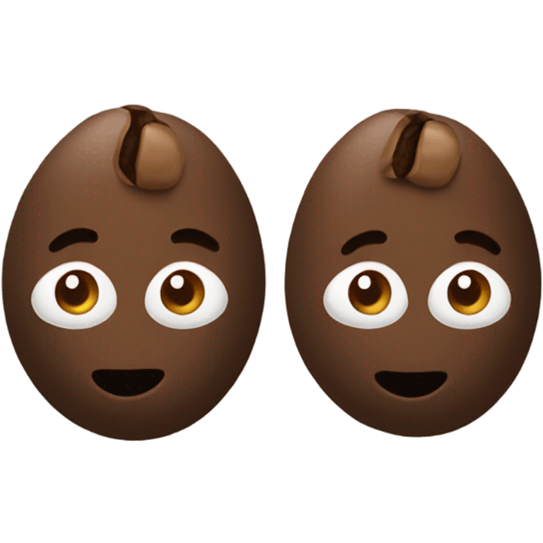 Whole coffee beans emoji