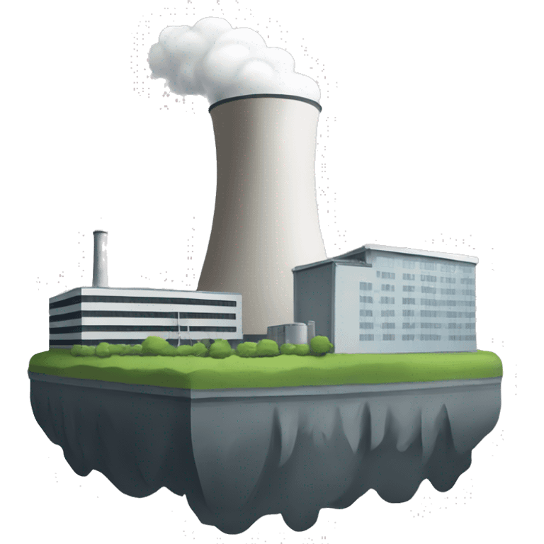 Generate an emoji of a three mile island nuclear power plant emoji