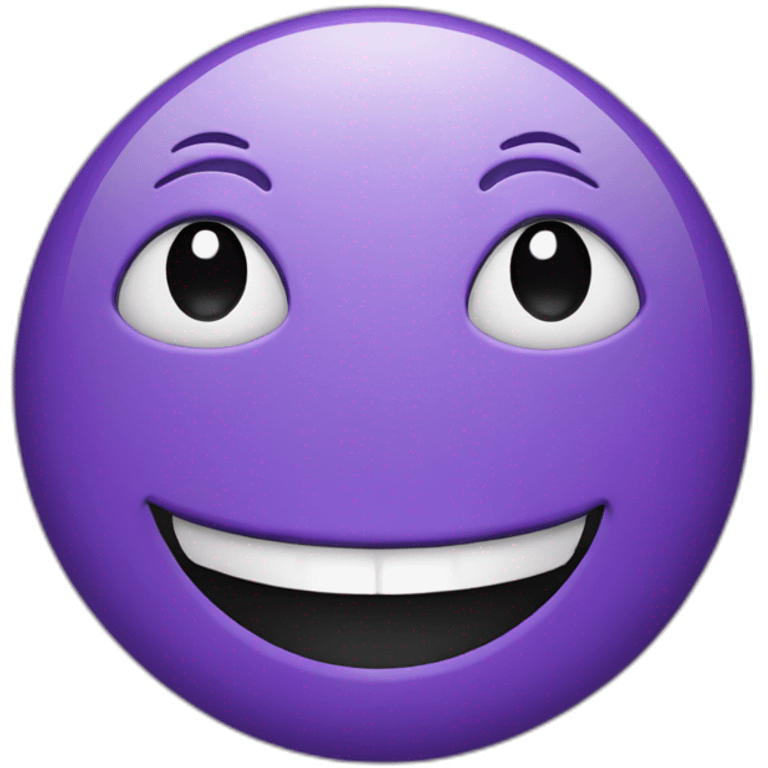 purple smiley emoji