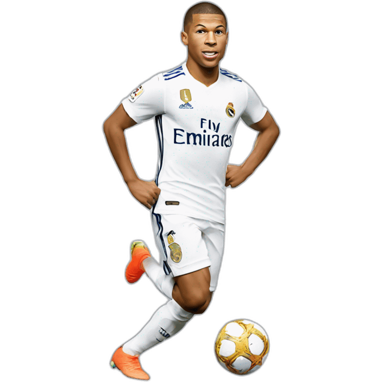 Kilian mbappe au real de madrid emoji