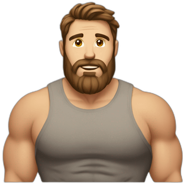 bulked beard man emoji